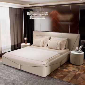 High-quality king-size bed frame for bedrooms