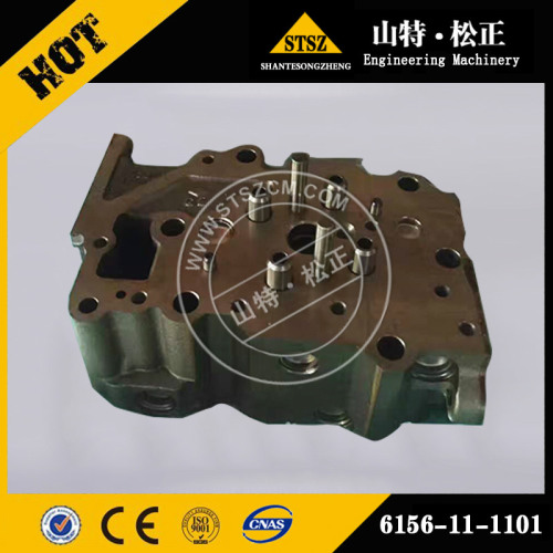 Cabezal del cilindro del motor 6156-11-1101 para el motor Komatsu SA6D125E-3C-7L