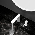 Deck Mounted White Paint Basin Faucet