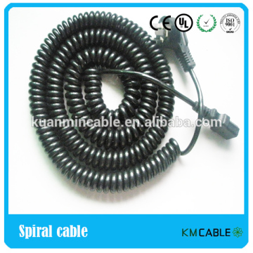 retractable cable electrical extension cord