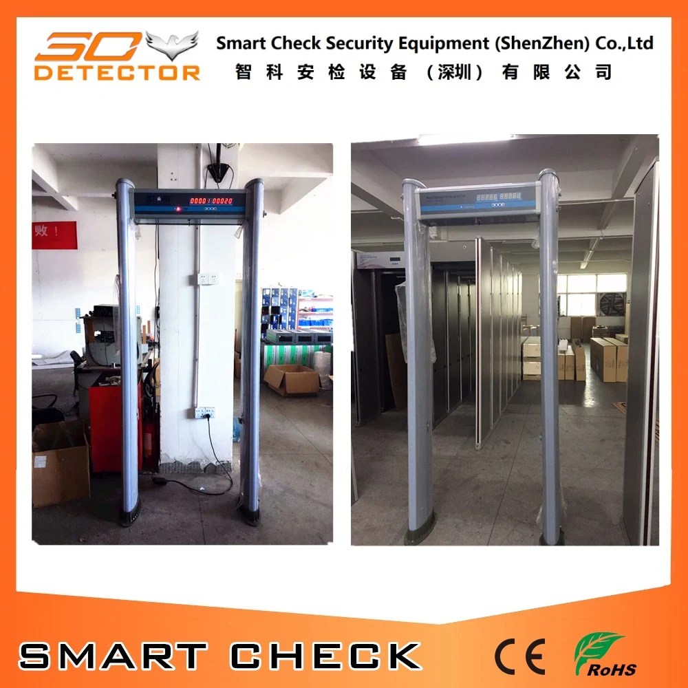 6 Zone Security Scanner Metal Detector Door