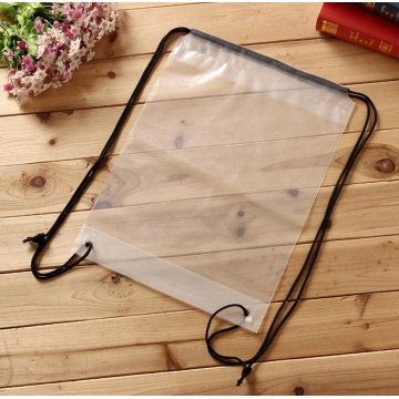 Biodegradable Transparent drawstring plastic bags