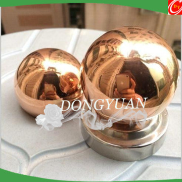 hollow copper sphere, polished pure copper hollow ball 80mm