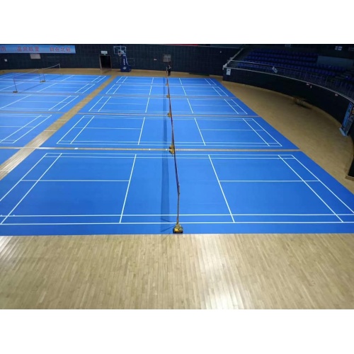 Suelo de vinilo deportivo de bádminton profesional certificado por BWF