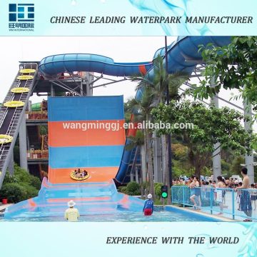 China supplier pool slide fiberglass water slide for pool