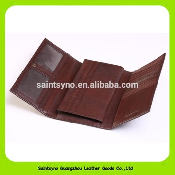 Customized men wallet genuine leather purse men 16886