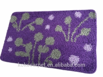 beautiful purple grass pp rug/ door mat