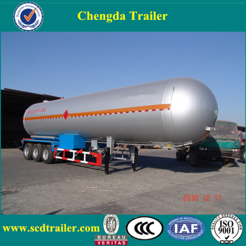 3 axle lpg propane tank semi trailer