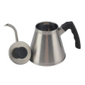 Silver plastic handle pour over coffee kettle