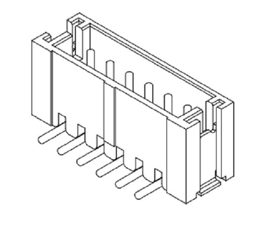 Pitch de 1,50 mm 180 ° SMT Wafer Connector Series AW1501V-S-XP