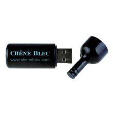 Bottle Shaped 8g Plastic Usb Flash Drive With Printing Logo