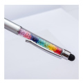 Metal Ballpoint Pen With Rubber Stylus