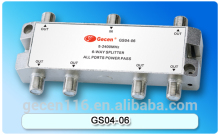 GECEN SAT 6-Way Splitter 5-2400MHZ splitter 6 way splitter GS04-06