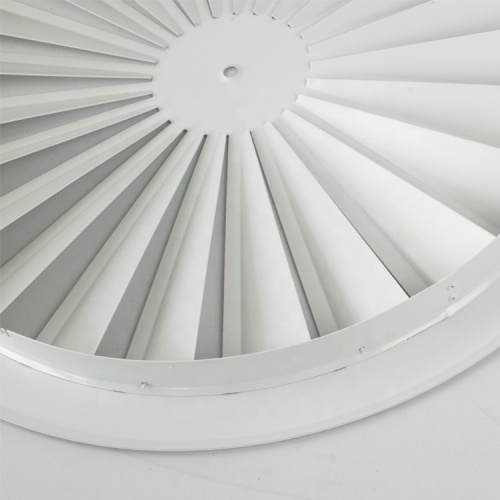 Round Swirl Diffusers with 22/24 Fixed Blades