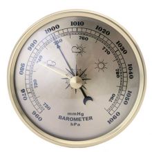 Indoor Outdoor Thermometer Barometer Clock