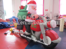 Santa on motobike