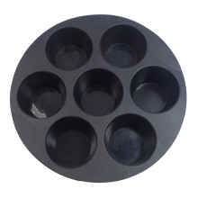 Nonstick 7-Bar 3D Silicone Cake Mold - Round Silicone Baking Cake Mold