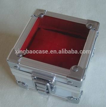 New steel watch case,watch case tool,aluminum tin watch box