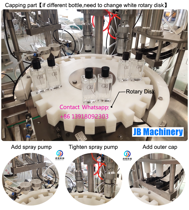 JB-PX4 Automatic Spray Deodorant Hotel Shampoo Bottle Body Butter Shower Gel Filling Machine / Mouth Wash Bottling Machine Line