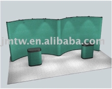 pop up stand, pop up frame, aluminum display, curved pop up