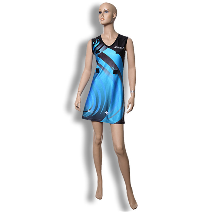 soft lycra netball dress