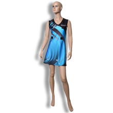 Comfortable soft lycra material netball dress