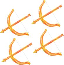 Bow and arrow shaped aluminum foil party balloon