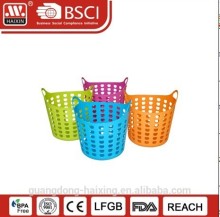 Popular plastic laundry basket/LDPE laundry basket (29L)