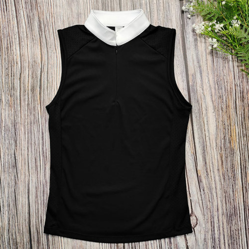 Summer New 4 Colors Female Equestrian Clothing Sleeveless