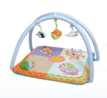 cartoon plush baby playmat