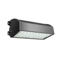 LEDER Black Morden, lámpara de pared para exteriores LED