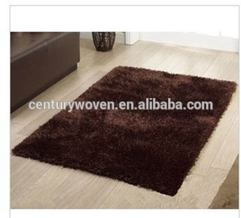 shaggy silk polyester carpet