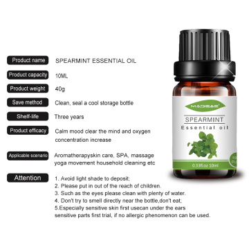 Private Label Pure top grade Spearmint Essential Oil