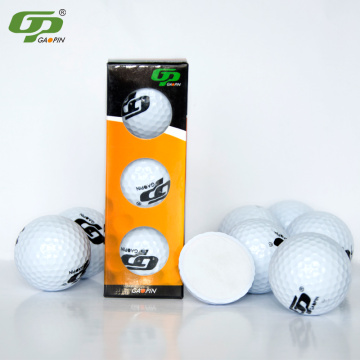 Palle da golf personalizzati a due pezzi per gamma guida