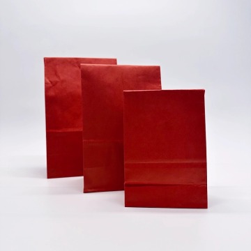 Customizable Square Bottom Kraft Paper Tote Bag