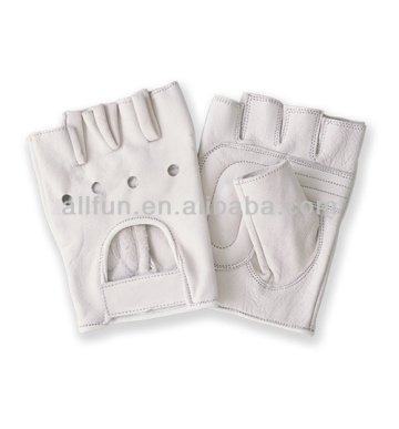Weight Lifting Glove White Color