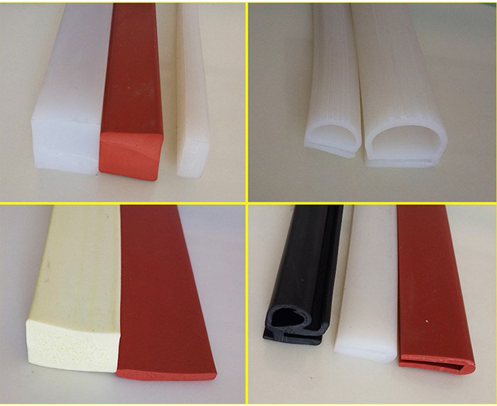 Manufacturer Direct Selling 3*3-200*200mm Square Rectangular Silicone Foam Sealing Strip