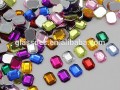 Rhinestones acrílicos decorativos de volta plana para venda