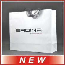 Recycle luxury shooping paper bag with printed