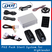 Auto electronics car remote starter central locking system start / stop keyless remote keyless starter for toyota highlander