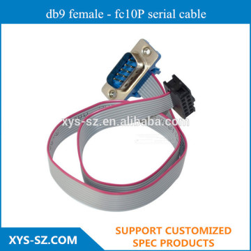 db9 female - fc10P serial cable