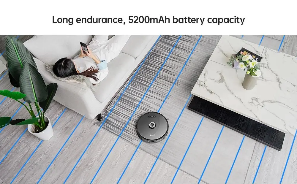 Mopping Sweeping 2700PA Robot Vacuum Cleaner with Self Empty Dust Bin