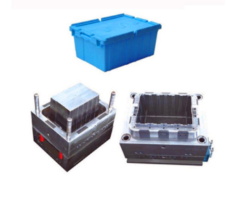 Attached Lid Nest and Stack Container Totes