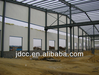 Durable light Steel Frame Workshop