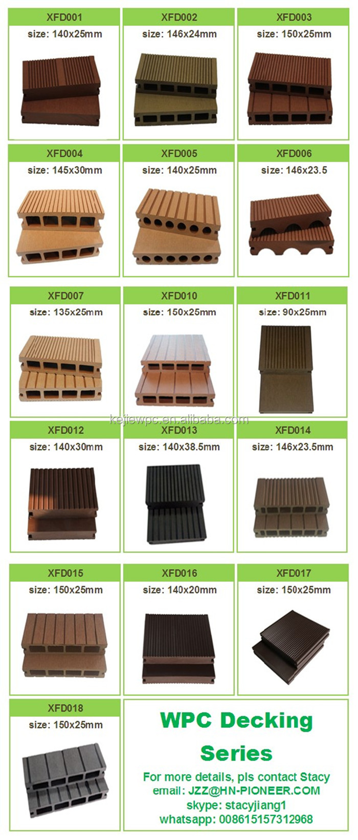 Barefoot Friendly High Quality WPC DIY Flooring 30X30cm Boards For Outdoor Floor Decking