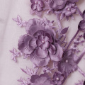 3D flower floral beaded tulle lace fabric