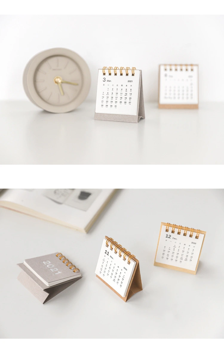 Mini Size Memo Desk Calendar