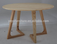 Round Angled Leg Dining Table