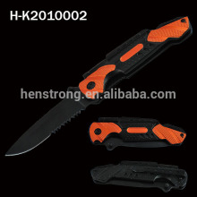 Made In China Aluminum Handle Pocket Knife with LED light Folding Knife