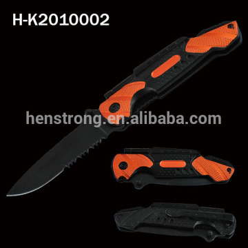 Made In China Aluminum Handle Pocket Knife with LED light Folding Knife